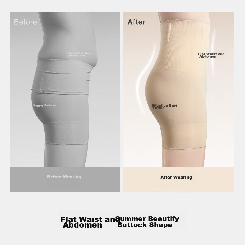 Ubras High-Waisted Tummy Control And Butt-Lifting Pants, Shaping Compression Und...