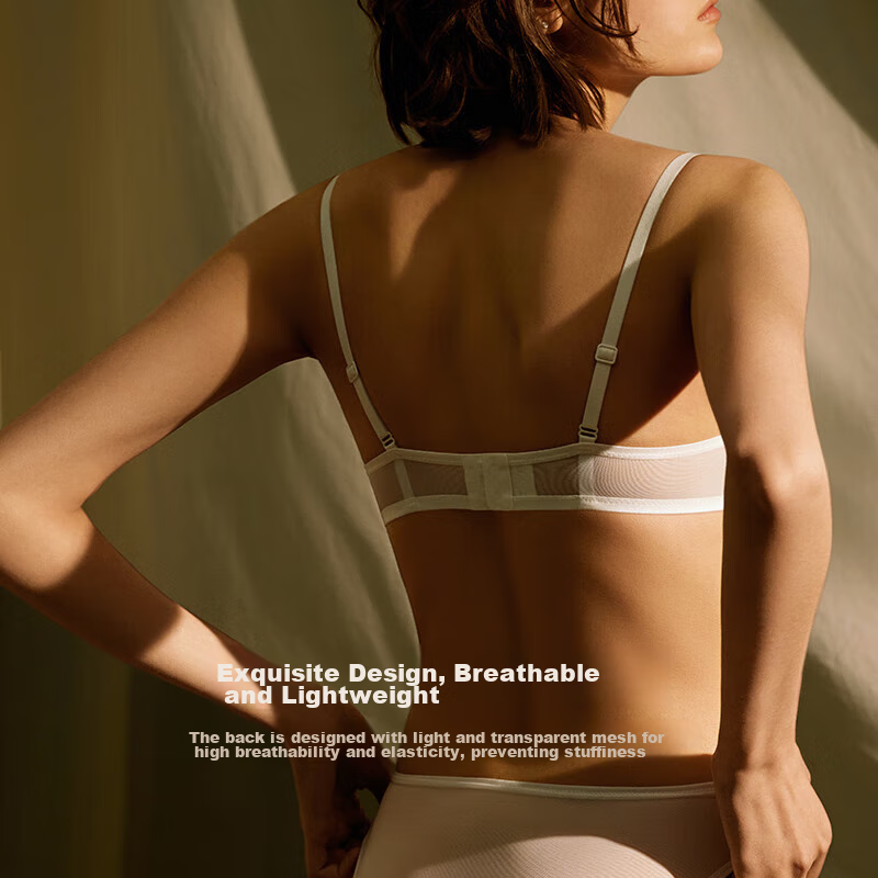 Ubras Endless Floral Sea Lace Sexy Large Breast Minimizing Bra, Women's Underwea...