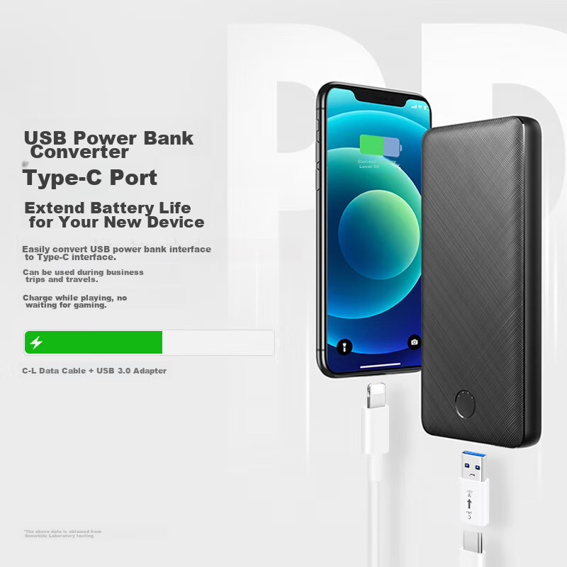 Snowkids USB to Type-C Adapter, OTG Apple Data Cable Converter, IPhone 16 Pro Ma...