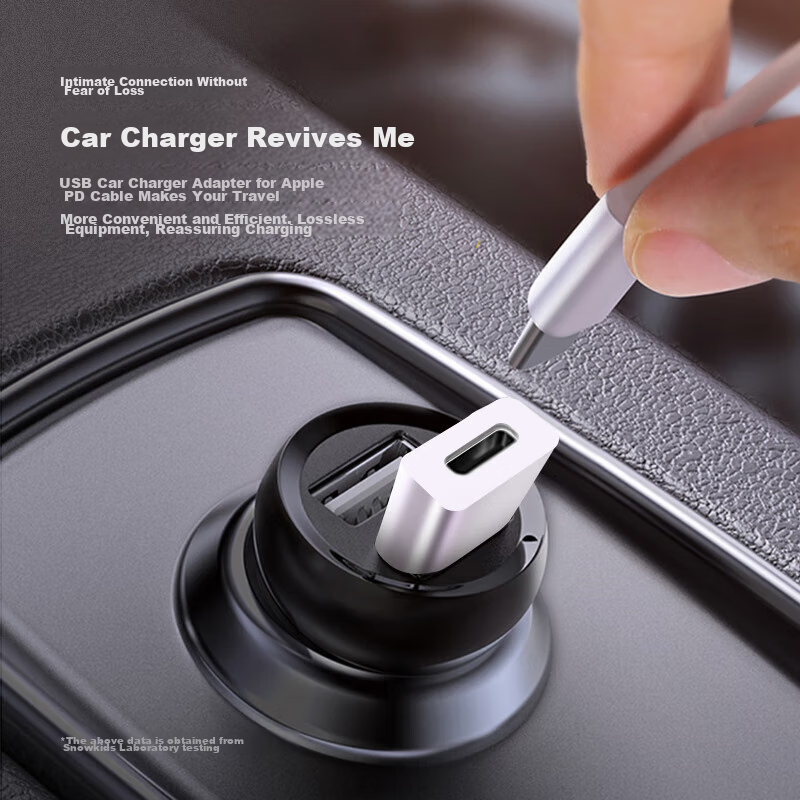 Snowkids USB to Type-C Adapter, OTG Apple Data Cable Converter, IPhone 16 Pro Ma...