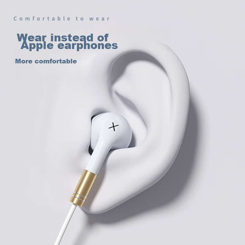 Sibyl Wired Semi-In Noise-Cancelling Headphones for Calls And Karaoke, Compatibl...