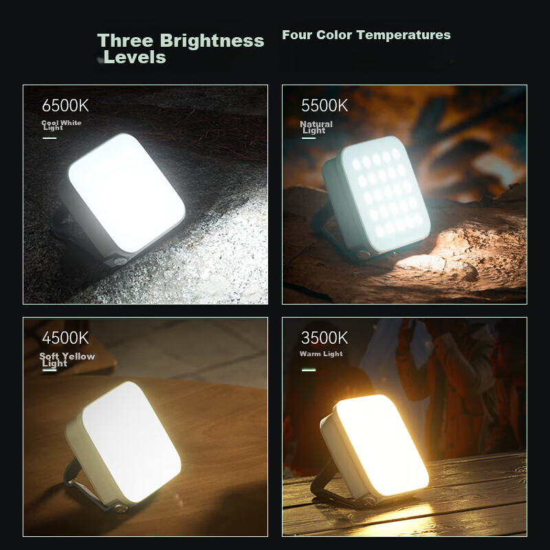 Warsun Solar-Powered Camping Light, Outdoor Tent Light, Campsite Equipment, Home...