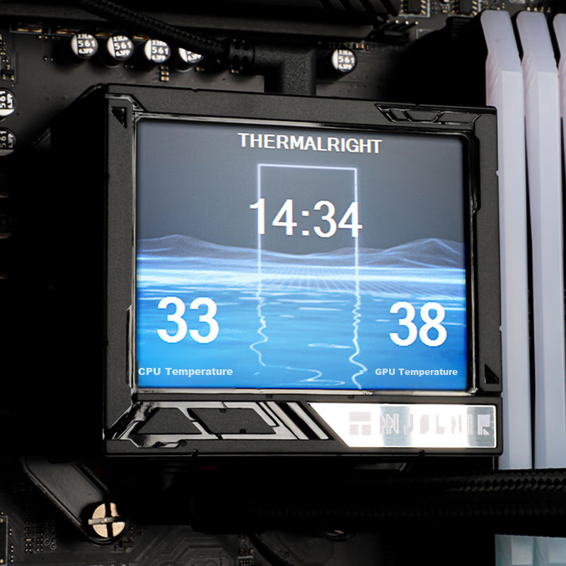 Thermalright MJOLNIR VISION 360 ARGB BLACK, All-In Liquid Cooler, 3.5-Inch LCD S...