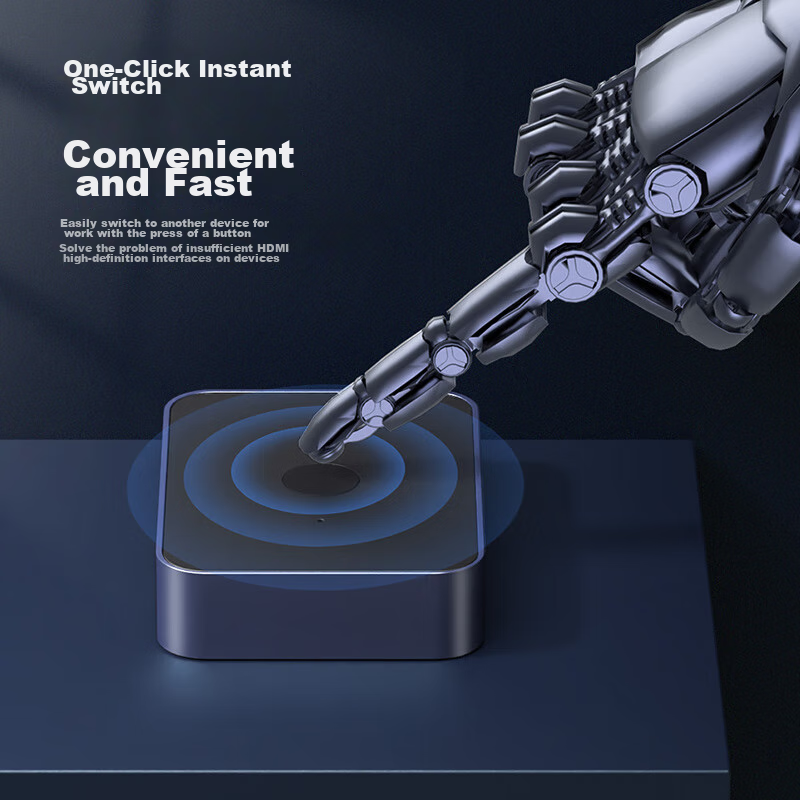 ULT-Unite HDMI 2.1 Switch, Two-In 8K/60Hz HD Video Distributor, Laptop TV Projec...