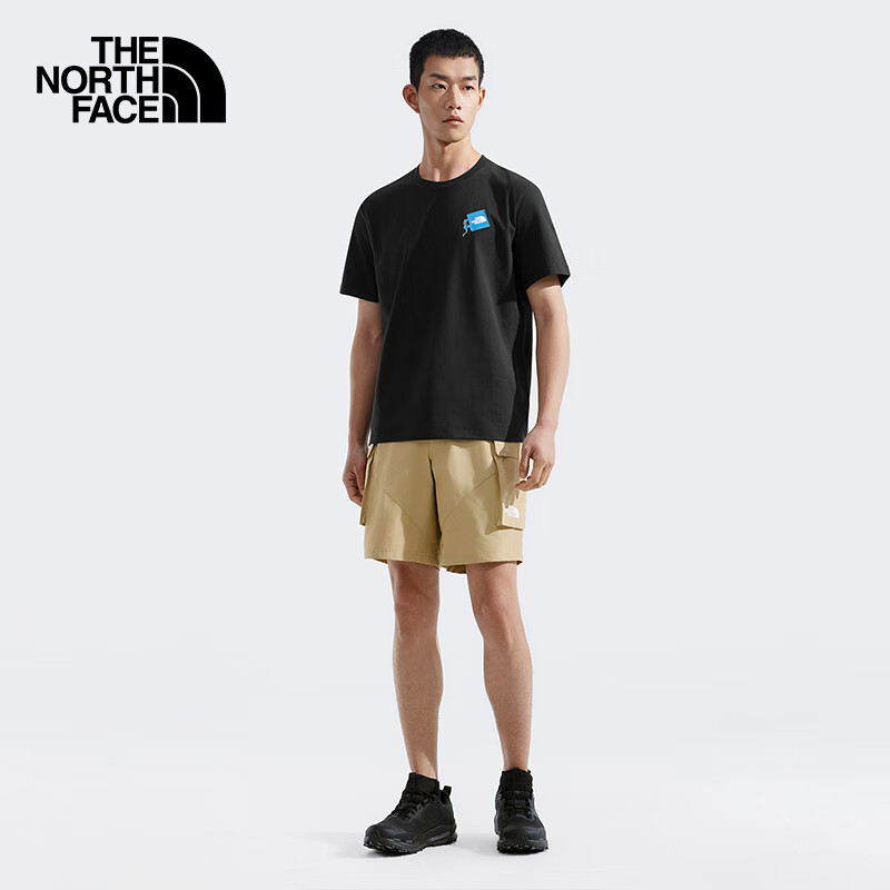 The North Face Men's Short Sleeve T-Shirt Outdoor Comfortable Breathable 8D7C Bl...