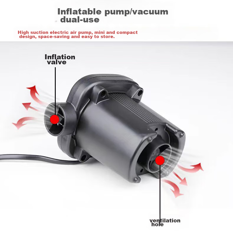 Stermay Household Electric Air Pump, Inflatable Bed Storage Bag, Swimming Ring,...