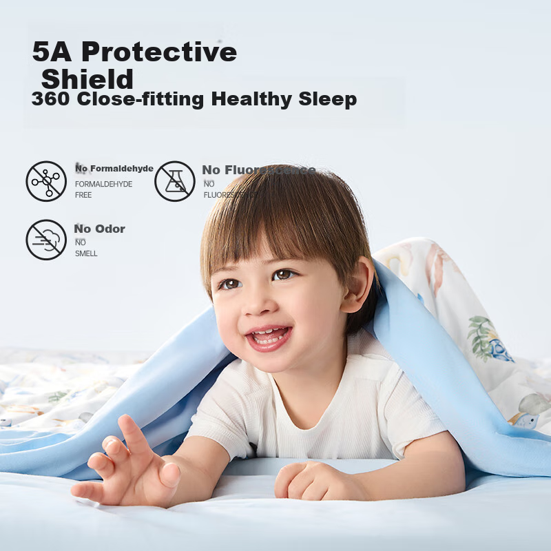 TaoqiBaby Mulberry Silk Fiber Double-sided Temperature-regulating Children's Spr...