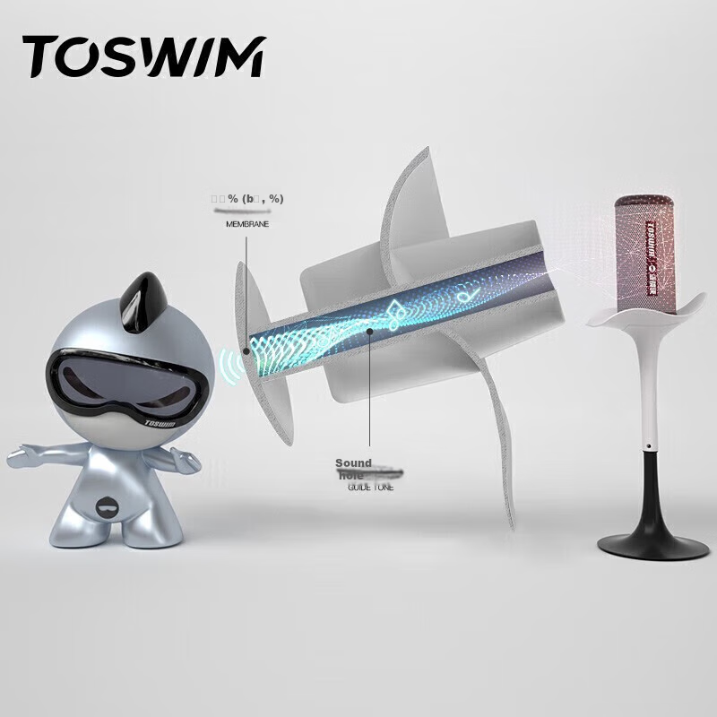 TOSWIM Professional Swimming Earplugs, Soft And Comfortable, Medium Waterproof,...