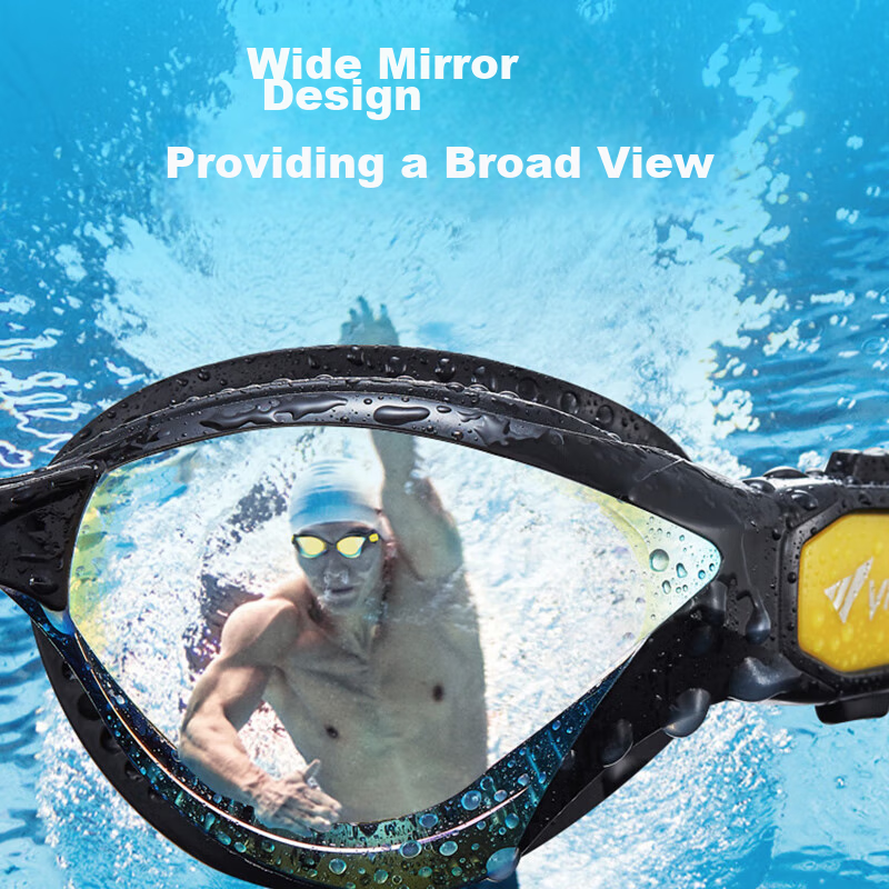 Tabata Japanese Imported Swimming Goggles for Men And Women, 10x Anti-Fog, Profe...