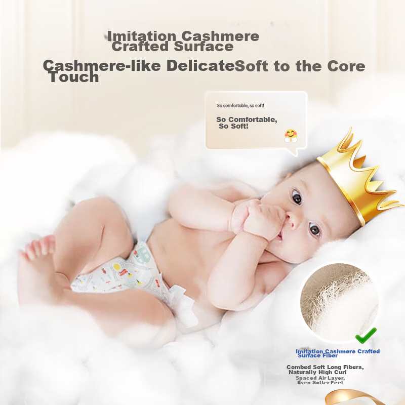 Aiwei'er AlvinUK Royal Breathable Ultra-Thin Diapers, NB Size, 24 Pieces, Newbor...