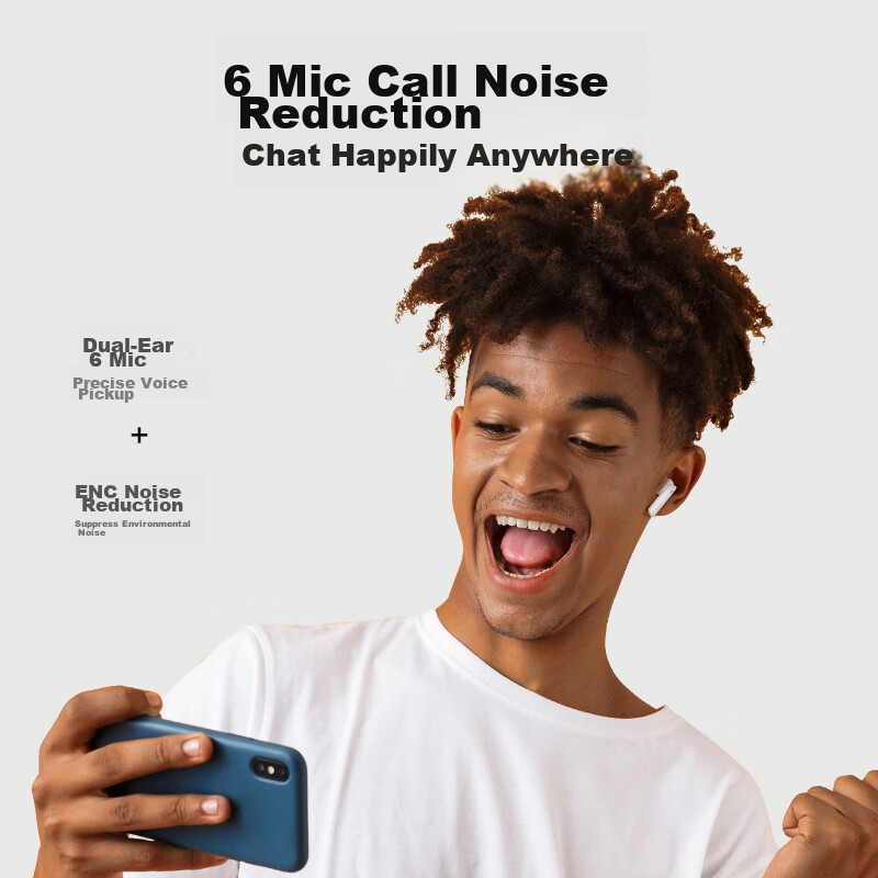 QCY MeloBuds ANC True Wireless Bluetooth Earphones, Active Noise Cancellation, I...