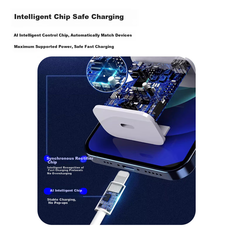 Masentek Apple Charger PD20W Fast Charging Kit 30W Data Cable for iPhone 14 Pro...