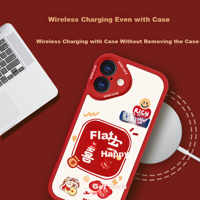 Smorss Apple 16 Phone Case iPhone 16 Protective Cover Full Lens Painted New Year...