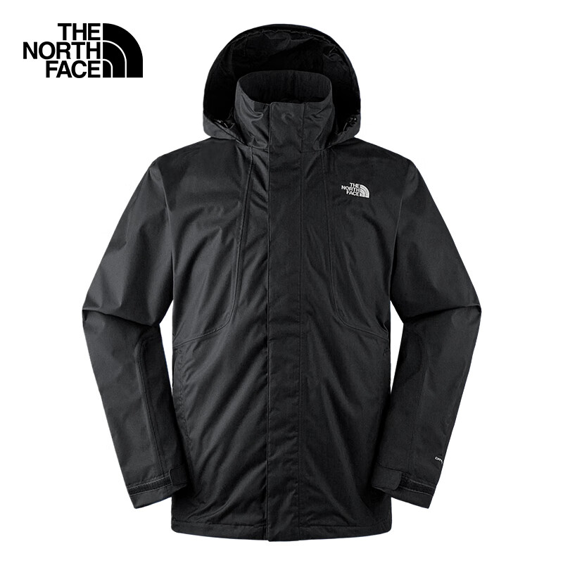 The North Face Men's Outdoor Windproof Single-Layer Hard Shell Jacket 8AUM Black...
