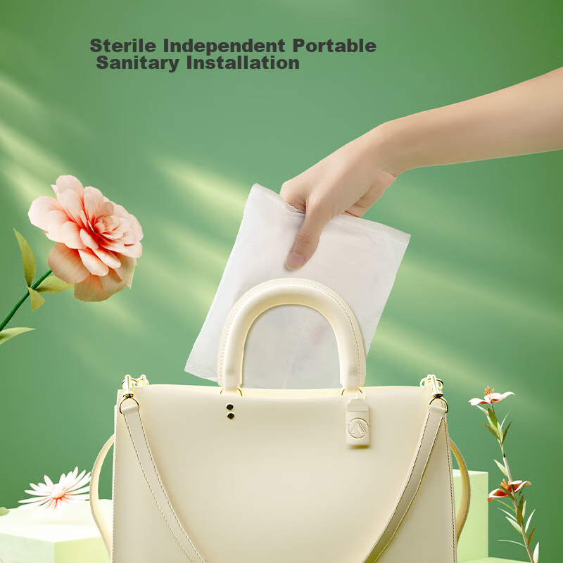 Ankexin Disposable Baby Bibs [20 Pieces], Rotatable Infant Washless Bib, Individ...