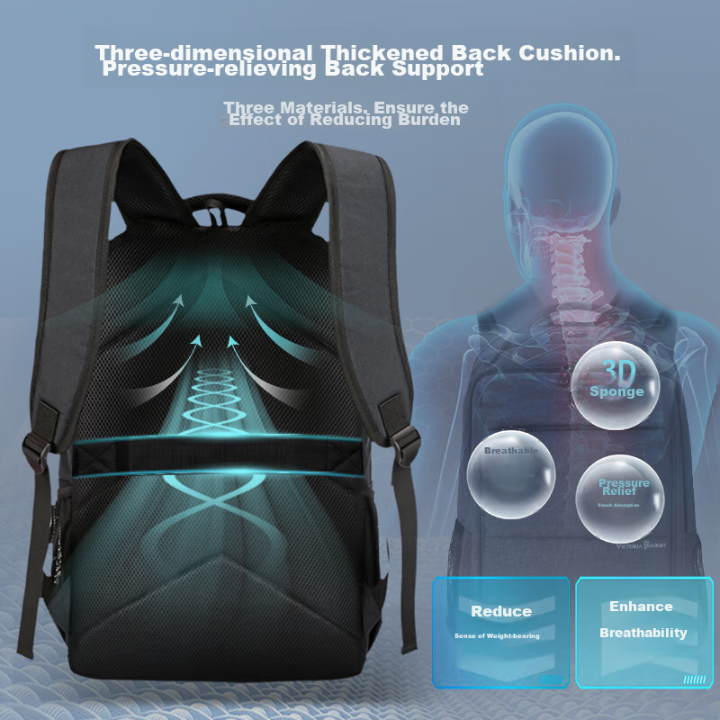 VICTORIATOURIST Backpack for Men, 17.3-Inch Gaming Laptop Bag, Large Capacity Sc...