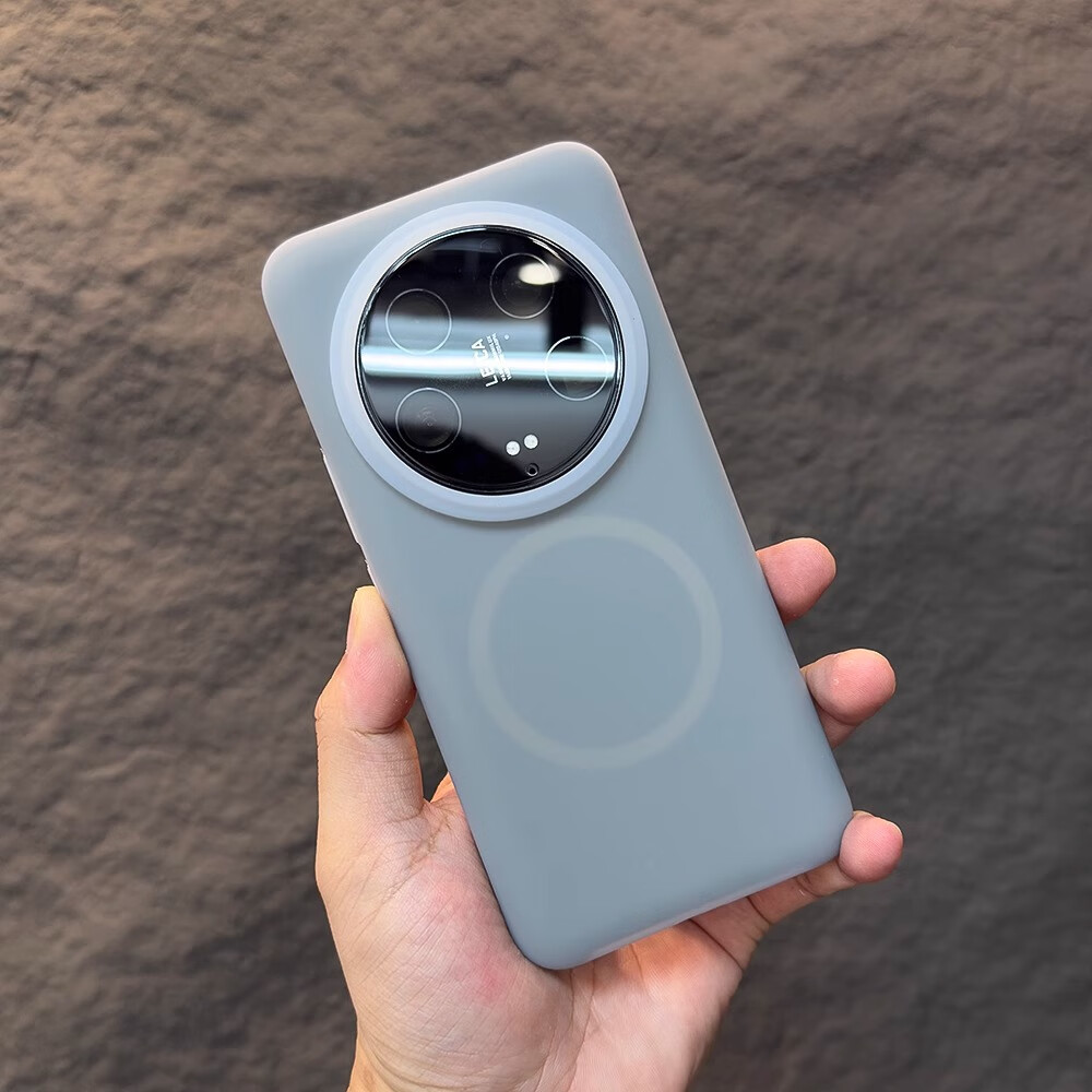 Smorss Jelly White Soft Case for Xiaomi 14 Ultra, Liquid Silicone Full Body Prot...