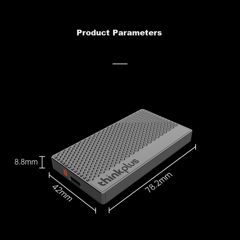 ThinkPlus Lenovo 512GB Portable SSD, Transfer Speed 2100MB/s, High-Speed Compute...
