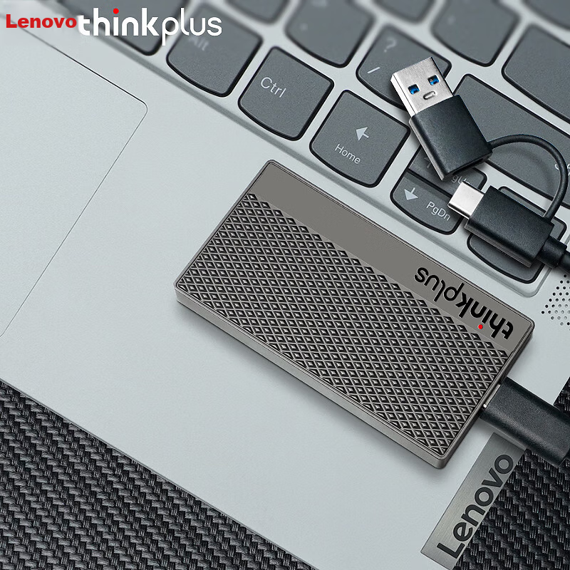 ThinkPlus Lenovo 512GB Portable SSD, Transfer Speed 2100MB/s, High-Speed Compute...