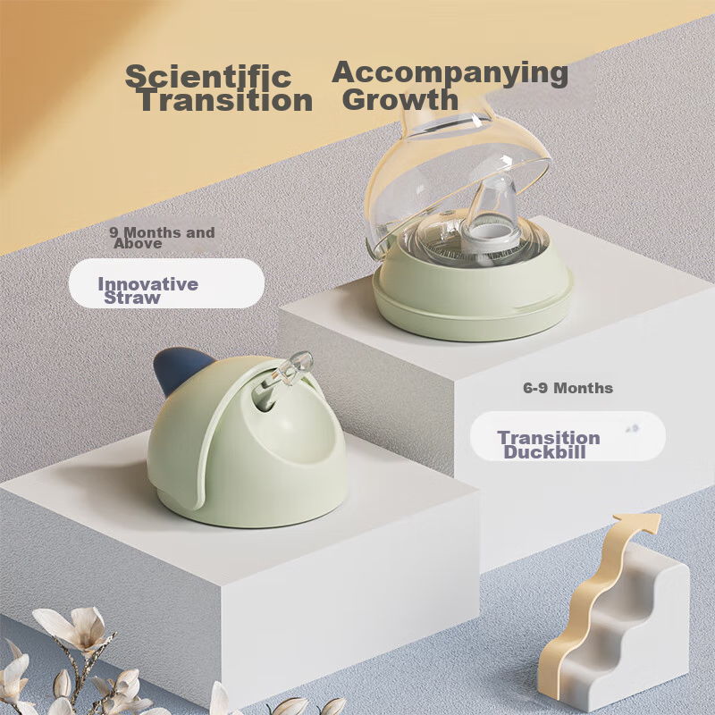 Taoqibaby Sippy Cup, Duck-Billed Cup, PPSU Baby Straw Cup, Children's Water Cup,...