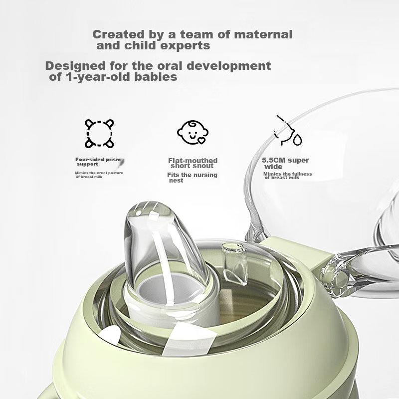 Taoqibaby Sippy Cup, Duck-Billed Cup, PPSU Baby Straw Cup, Children's Water Cup,...