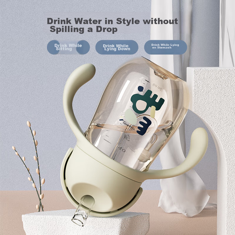 Taoqibaby Sippy Cup, Duck-Billed Cup, PPSU Baby Straw Cup, Children's Water Cup,...