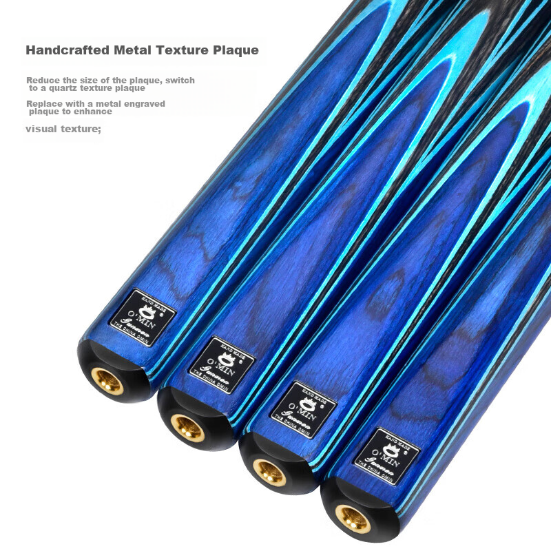 Aomi Xindai Pool Cue Set, Small Tip, Snooker Cue, Chinese 8-Ball, Black 8 Billia...