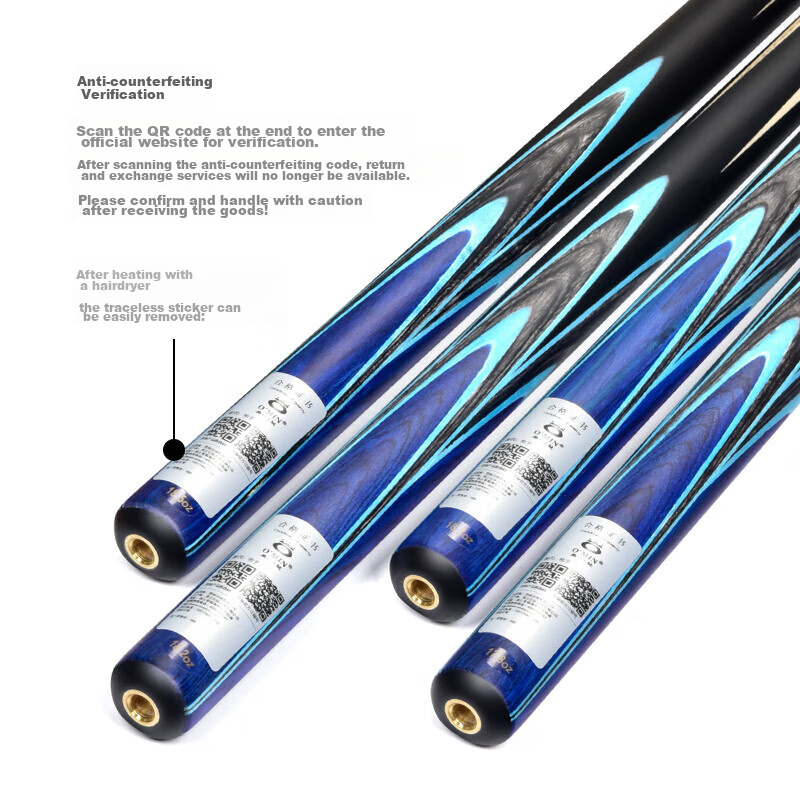 Aomi Xindai Pool Cue Set, Small Tip, Snooker Cue, Chinese 8-Ball, Black 8 Billia...