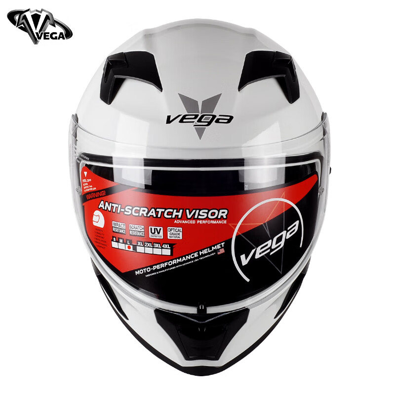 VEGA SA-39 American Dual Lens Motorcycle Helmet Unisex Full Face Helmet Four Sea...