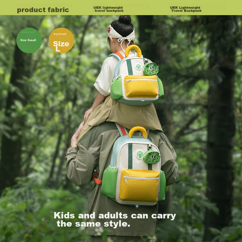 UEK Kindergarten Children's Cartoon Backpack for Boys And Girls, Cute Pet Double...