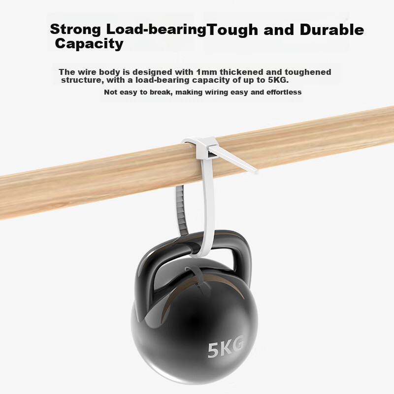 SK-LINK Nylon Cable Ties Self-Locking Small Size Cable Management Straps for Bun...