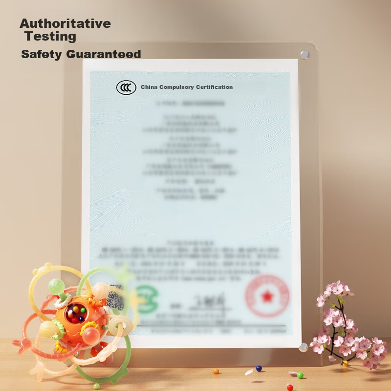 Aibeilu Manhattan Hand Grasping Ball Teether Baby Oral Stage 0-3-6 Months Edible...