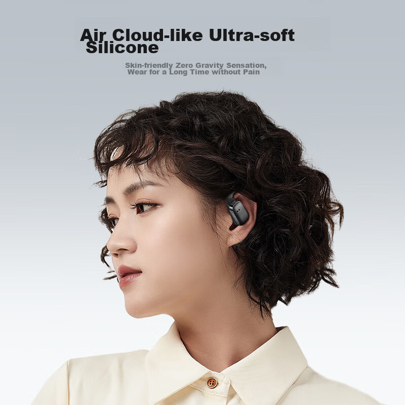 Sibyl B1 [ANC Active Noise Cancellation] Open-Ear Headphones, Bluetooth Wireless...