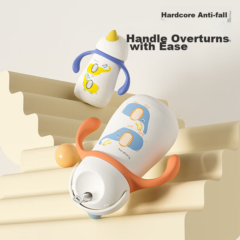 Taoqibaby Insulated Cup with Straw for Infants, Baby Sippy Cup, Elementary Schoo...