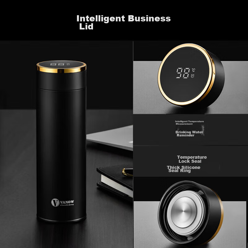 Vanow Smart Insulated Mug for Men And Women, 316 Stainless Steel Water Cup, Port...