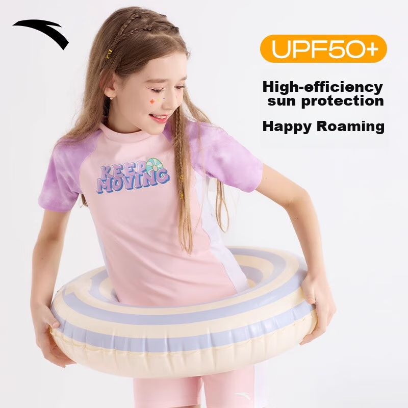 ANTA Children's Swimsuit for Hot Springs, 2024 New Style, for Older Children, Su...