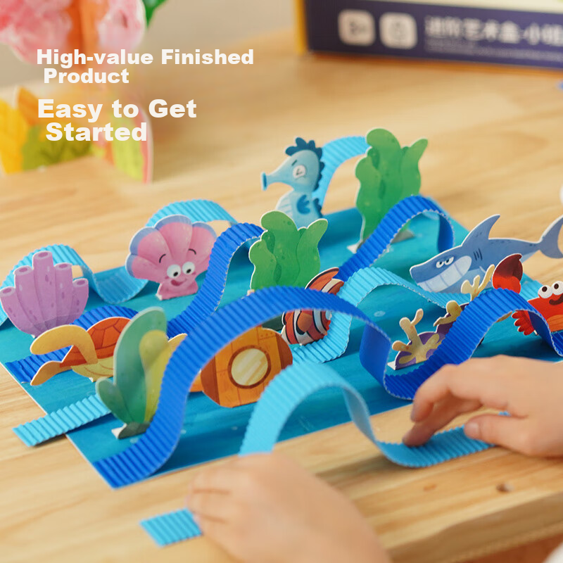 TOI Children's Art Advanced Creative Craft Box, Children's DIY Creation Material...