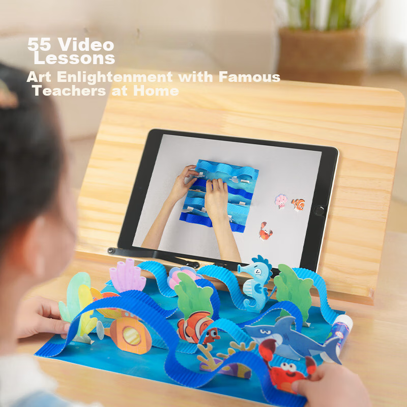 TOI Children's Art Advanced Creative Craft Box, Children's DIY Creation Material...