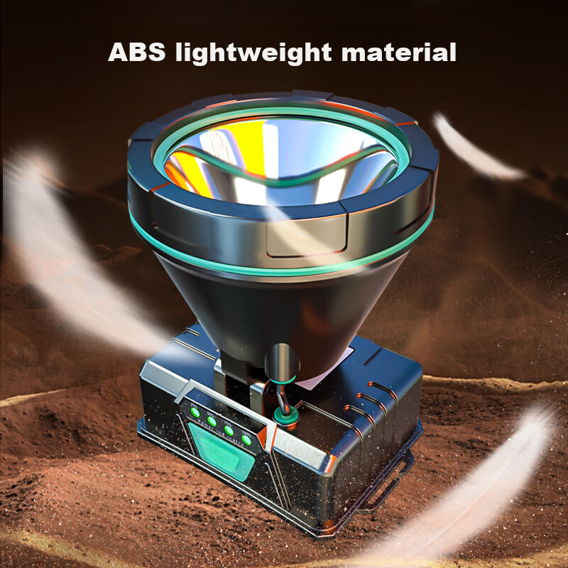 Warsun W68 Headlamp, Long Battery Life, LED Night Fishing, High Brightness, Rech...