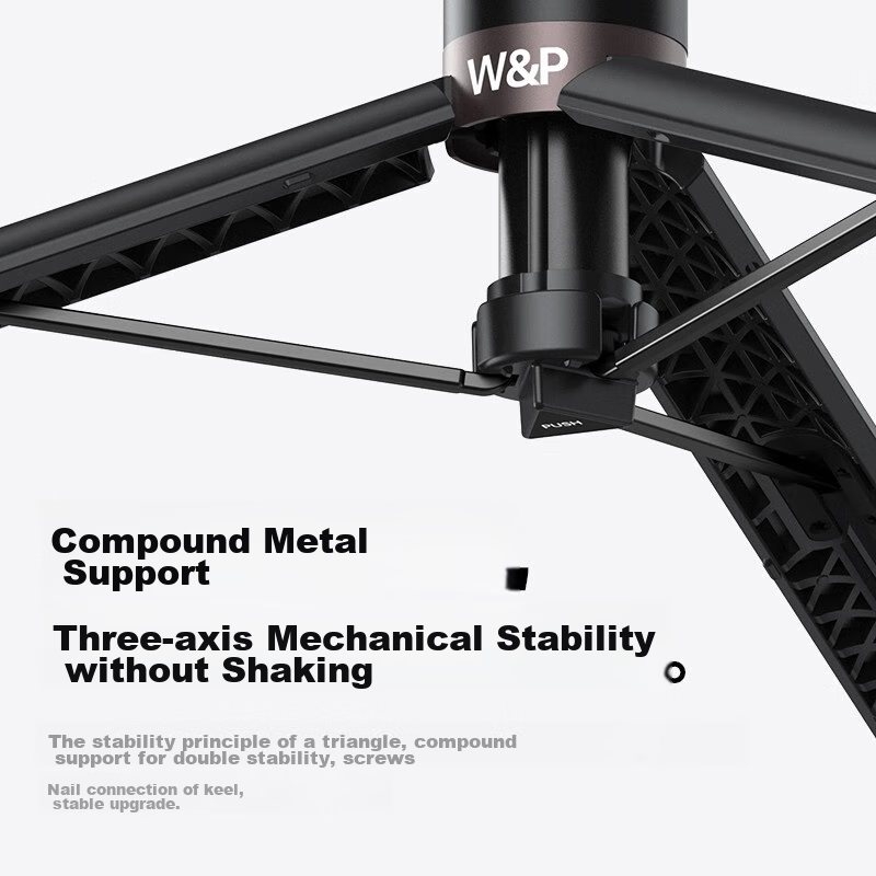 W&P Selfie Stick Tripod with Anti-Shake Gimbal, 360-Degree Rotation, Multifuncti...