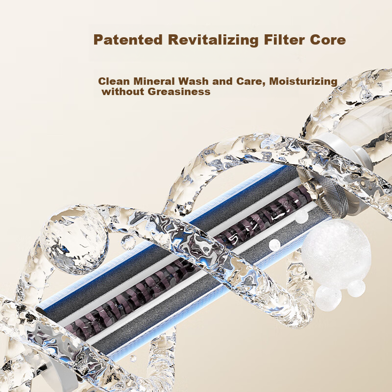 Angell home shower filter water purifier for shower hot water filter faucet head...