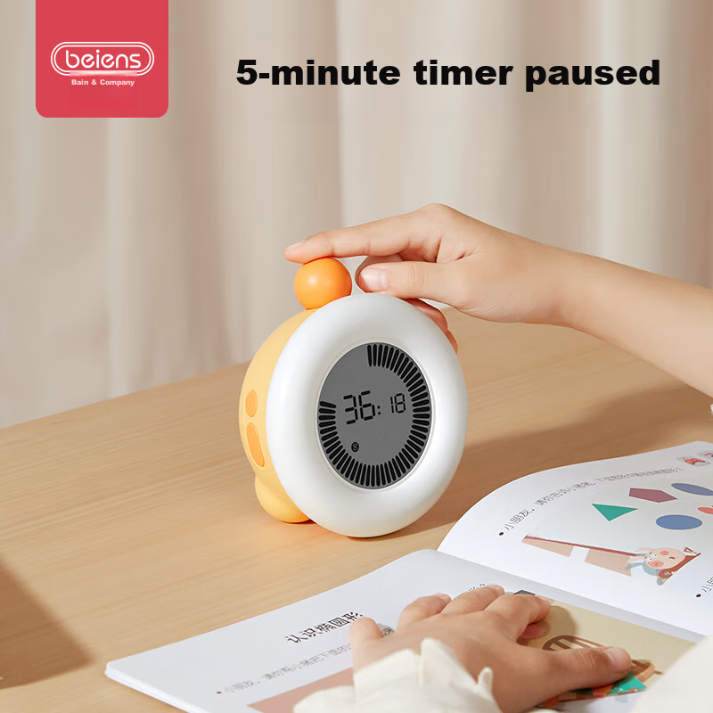 Beinshi Timer, Time Management Tool, Visual Aid for Children's Homework And Stud...