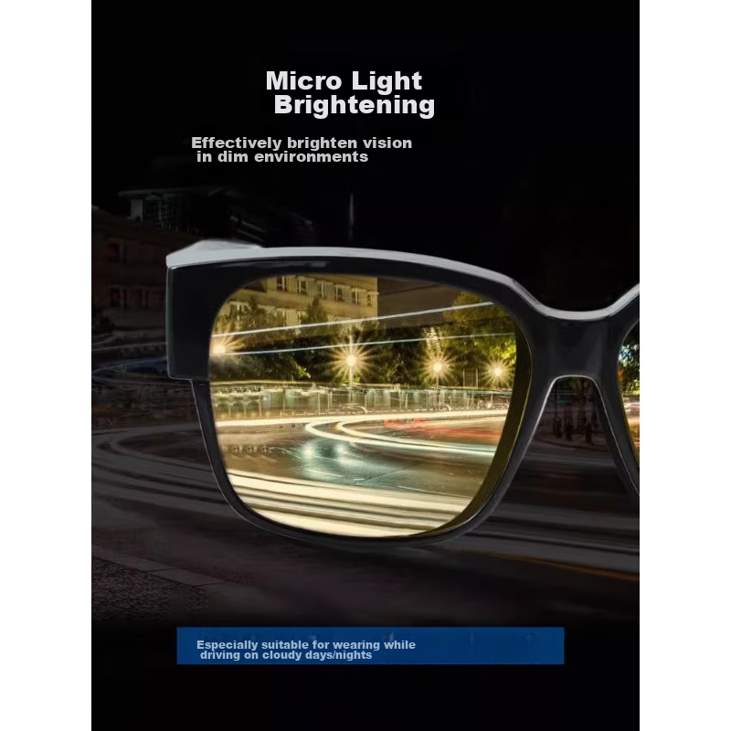 Bai Xiaoshu Myopia-Friendly Sunglasses [Night Vision Lenses], Glasses for Drivin...