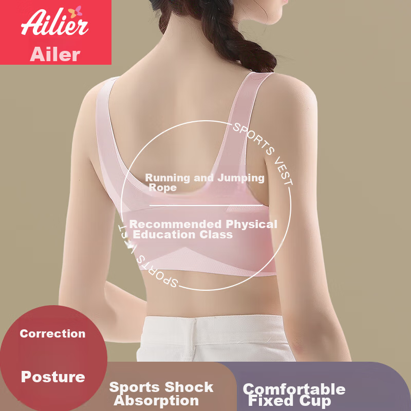 Ailier & Oulala Girls' Underwear, Puberty Bra for Female Students in Middle And...