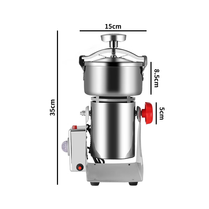 Baijie Grinder for Home Use, Grinding Grains, Sanqi, Chinese Herbal Medicine, Po...