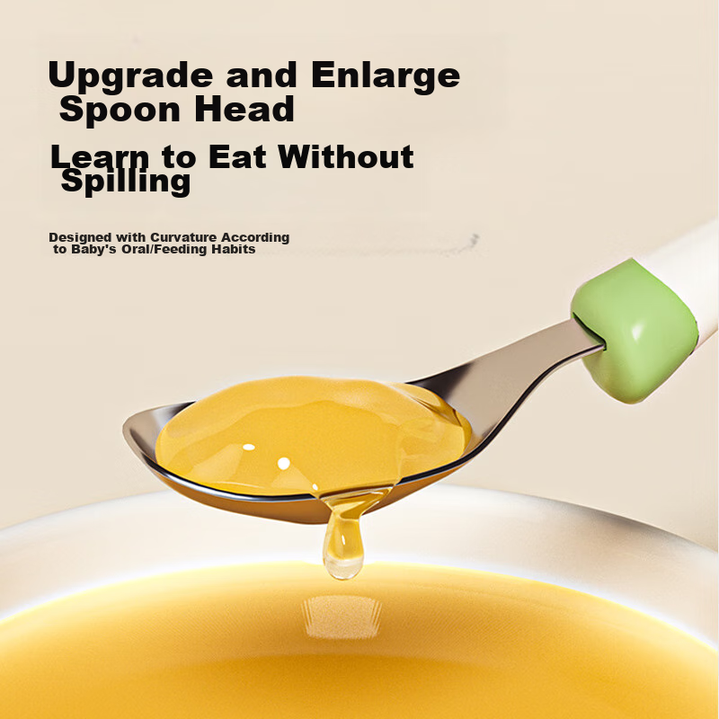 Baoshi Baby Spoon, Infant Yuanbao Spoon, Complementary Food Spoon, 316 Stainless...