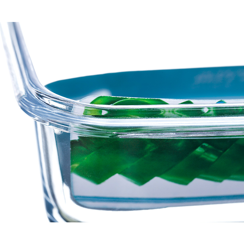 BestHA High Borosilicate Glass Lunch Box for Office Workers, Microwave And Refri...