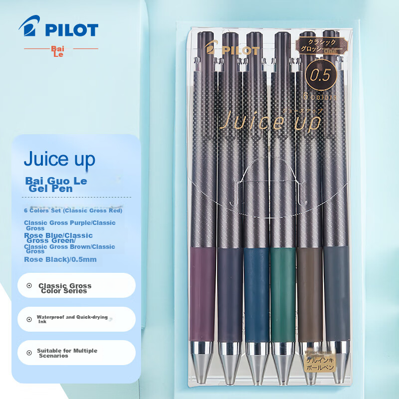 PILOT Juice Up Gel Pen Limited Edition Retro Color, Fluorescent Metal Juice Pen,...