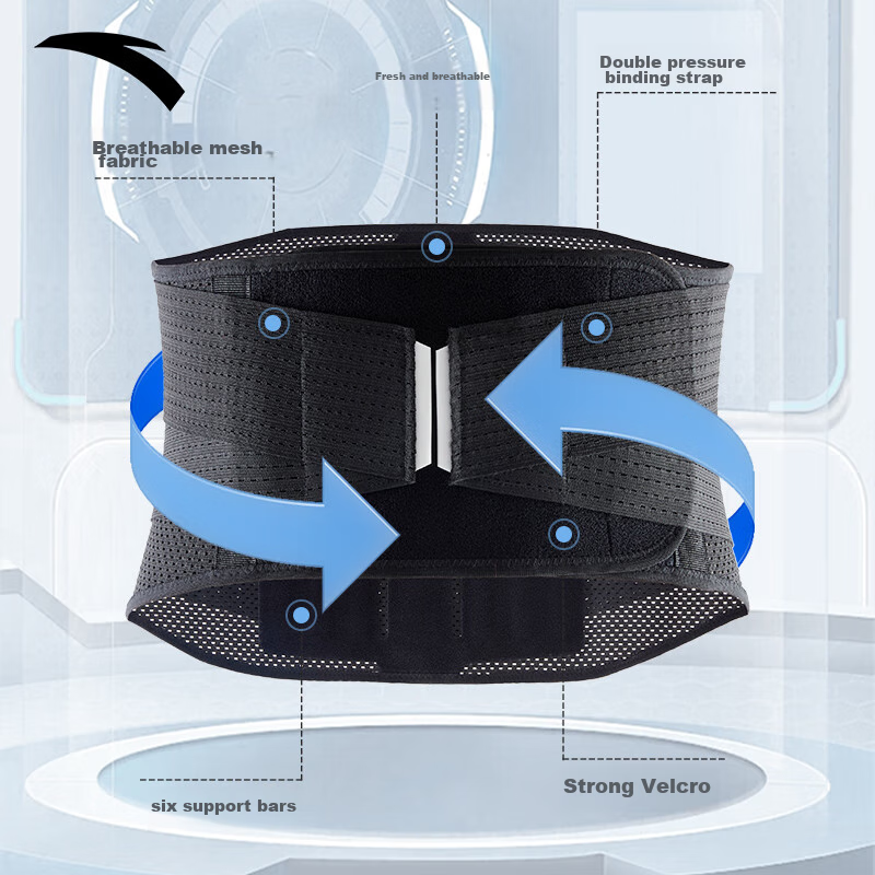 ANTA Lumbar Support Belt for Herniated Disc, Prolonged Sitting, Lumbar Muscle St...