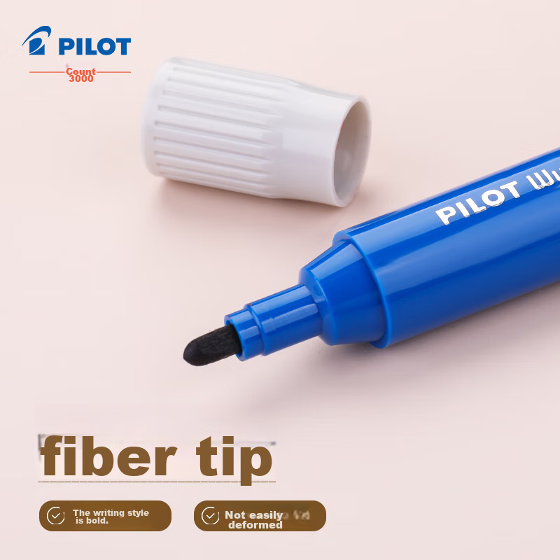 PILOT Large Capacity Whiteboard Marker, Water-Based Erasable, Thick Barrel Marke...